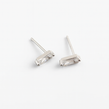 Load image into Gallery viewer, Baguette Stud Earrings