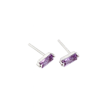 Load image into Gallery viewer, Baguette Stud Earrings