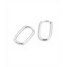 Load image into Gallery viewer, Rectangle Hoop Earrings
