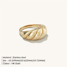 Load image into Gallery viewer, Croissant Statement Ring

