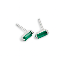 Load image into Gallery viewer, Baguette Stud Earrings
