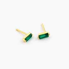Load image into Gallery viewer, Baguette Stud Earrings
