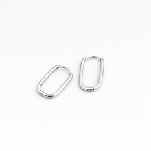 Load image into Gallery viewer, Rectangle Hoop Earrings
