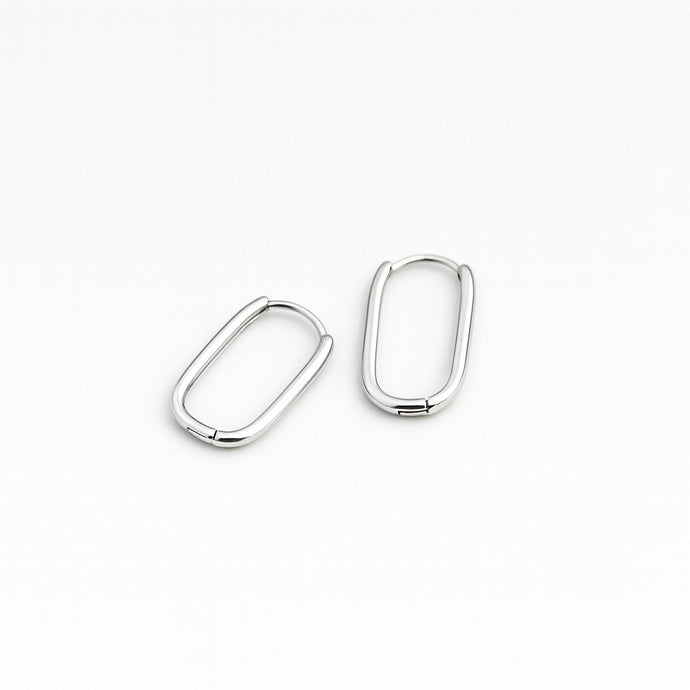 Rectangle Hoop Earrings