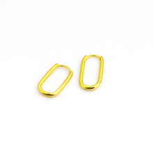 Load image into Gallery viewer, Rectangle Hoop Earrings
