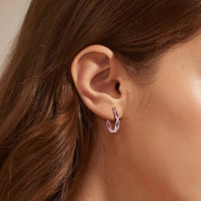Load image into Gallery viewer, Paperclip Hoop Earrings
