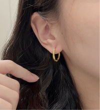 Load image into Gallery viewer, Forever Gold Hoops Earrings
